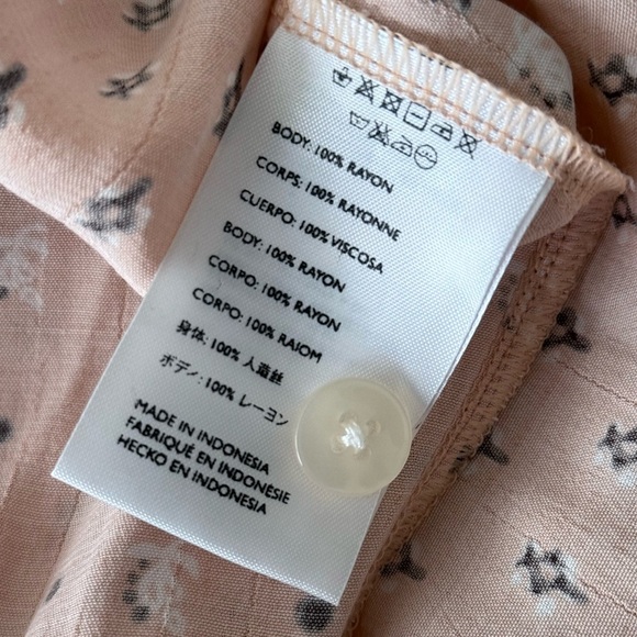 Faithfull The Brand x Anthropologie Trinidad Dress in Mieke Print - Pink SZ 2 XS - Picture 8 of 9